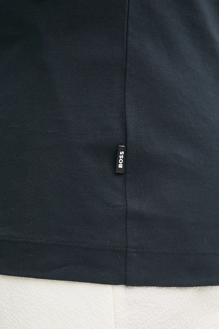 BOSS t-shirt basic ανδρικό βαμβακερό Thompson 04 50501097 σκούρο μπλε