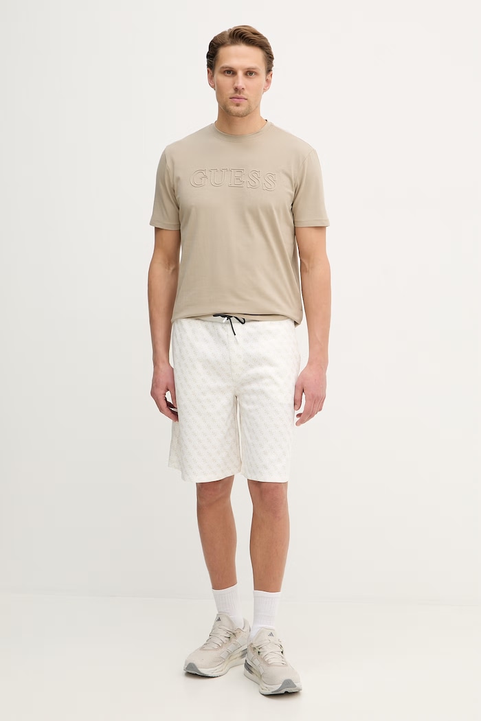 Tričko Guess ALPHY Z2YI11.J1314 béžová SS26