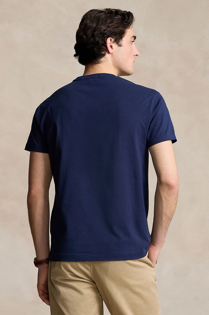 Polo Ralph Lauren t-shirt bawełniany 710854497 niebieski AW24