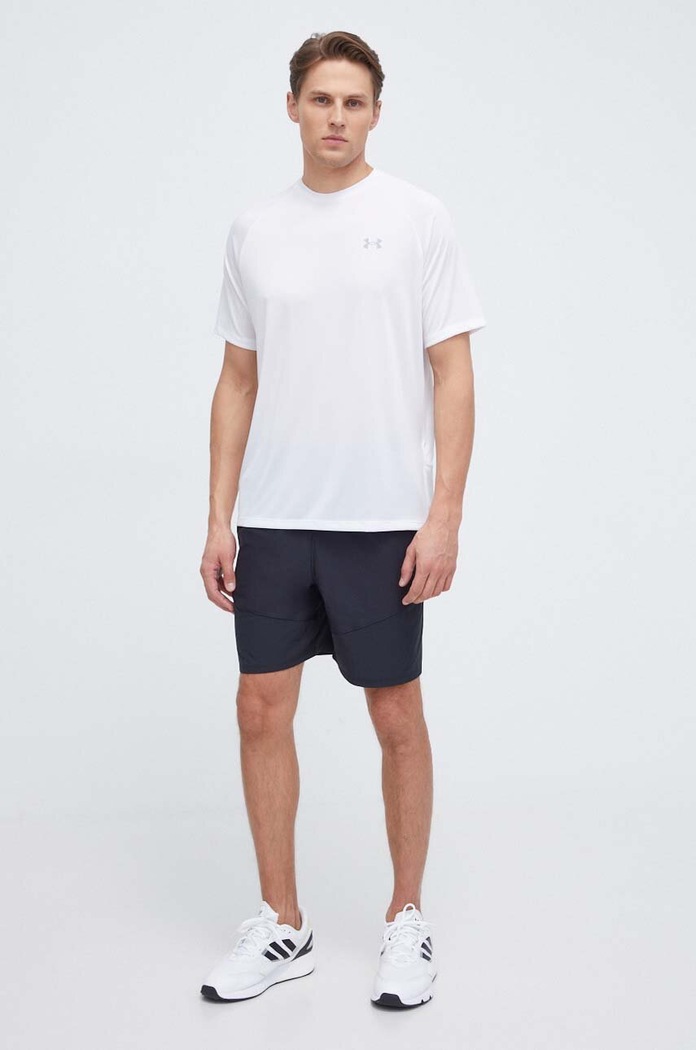 Тениска за трениране Under Armour Tech стандартна бял 1377054