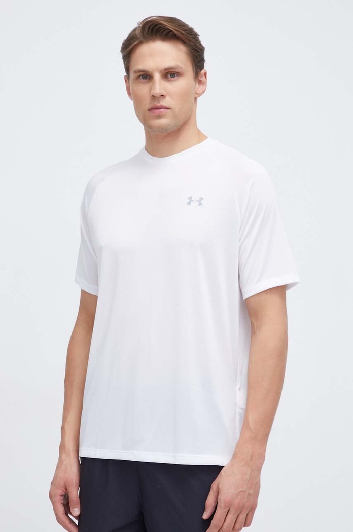 Дрехи Тениска за трениране Under Armour Tech 1377054 бял