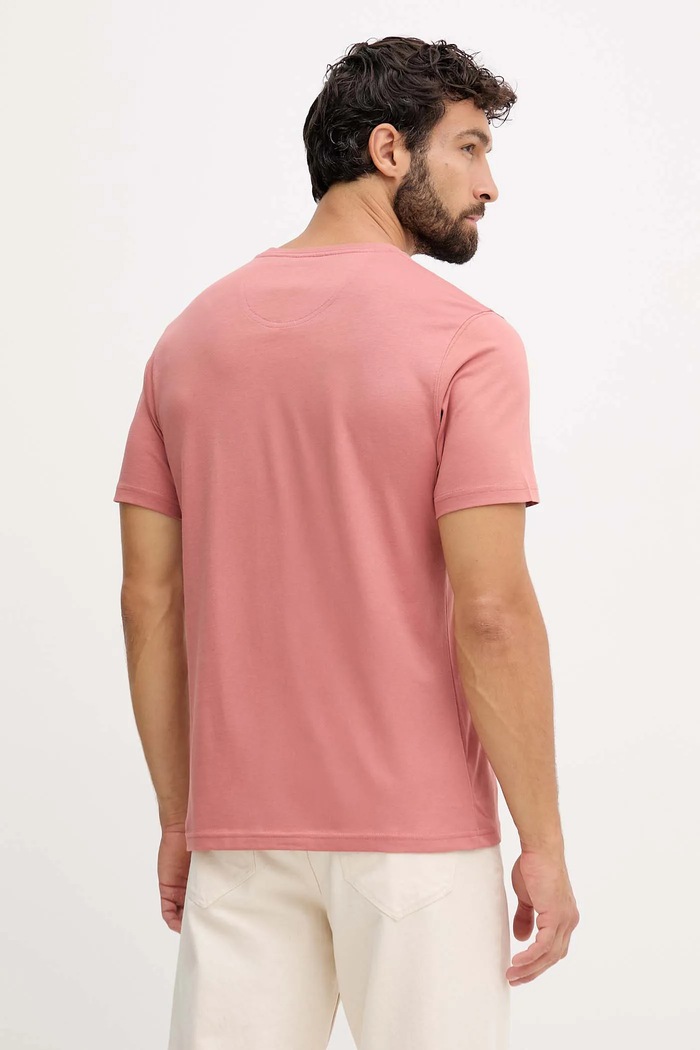 Îmbrăcăminte Barbour ESSENTIALS tricou basic din bumbac pentru bărbați MTS0331 portocaliu