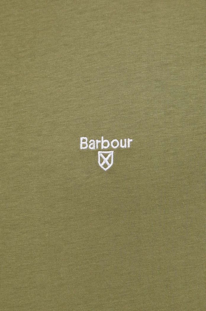 Barbour basic tričko pánské bavlněné ESSENTIALS MTS0331 zelená