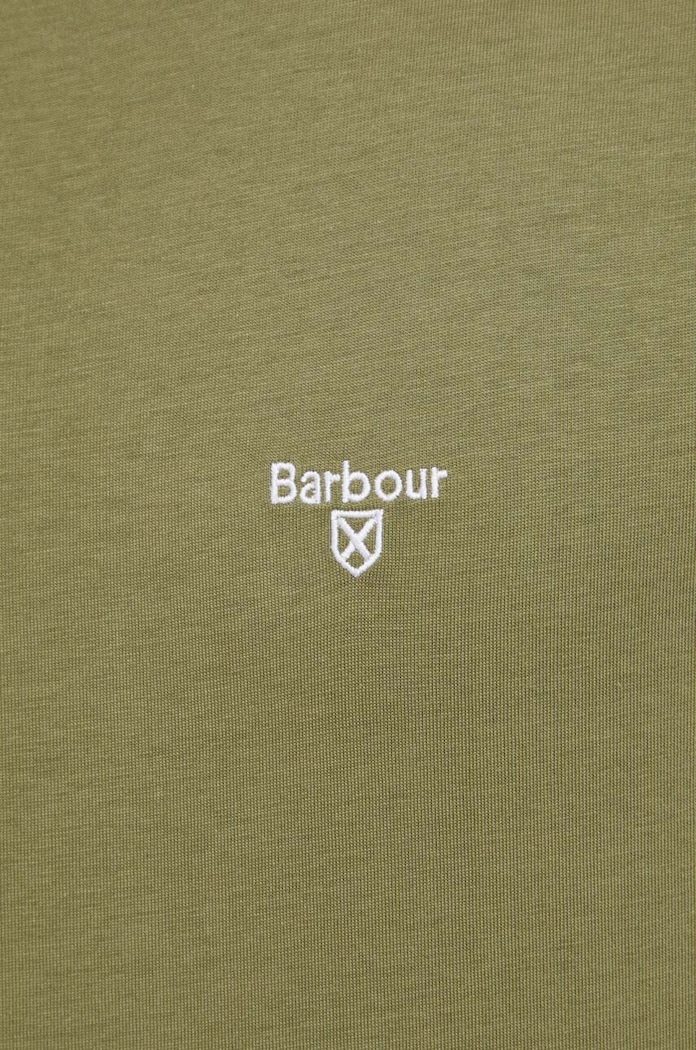Barbour basic tričko pánské bavlněné ESSENTIALS MTS0331 zelená
