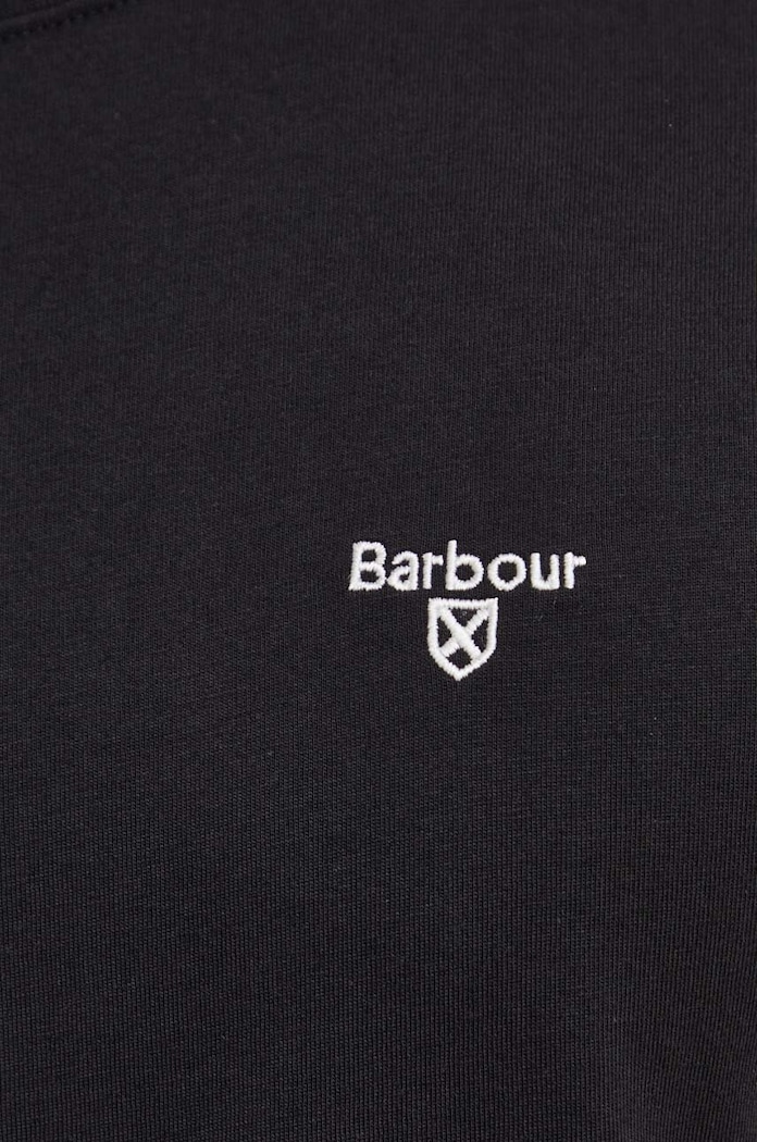 Barbour basic tričko pánské bavlněné ESSENTIALS MTS0331 černá