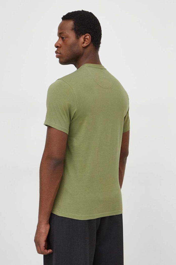 Îmbrăcăminte Barbour tricou din bumbac MTS0531 verde
