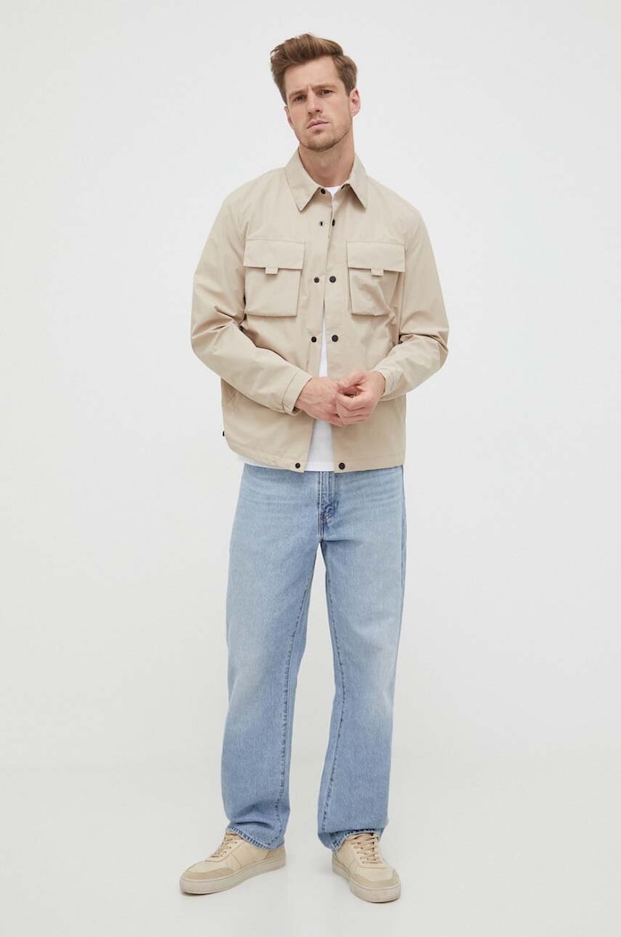 Дрехи Памучна тениска Barbour MTS1114 бял