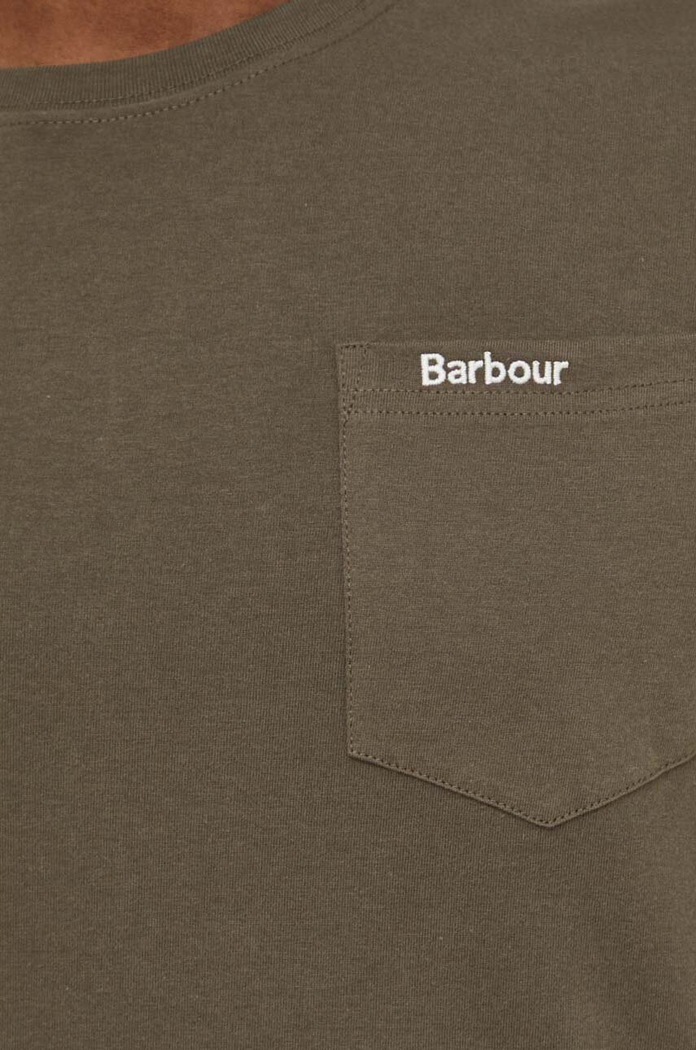 Bavlnené tričko Barbour MTS1114 zelená