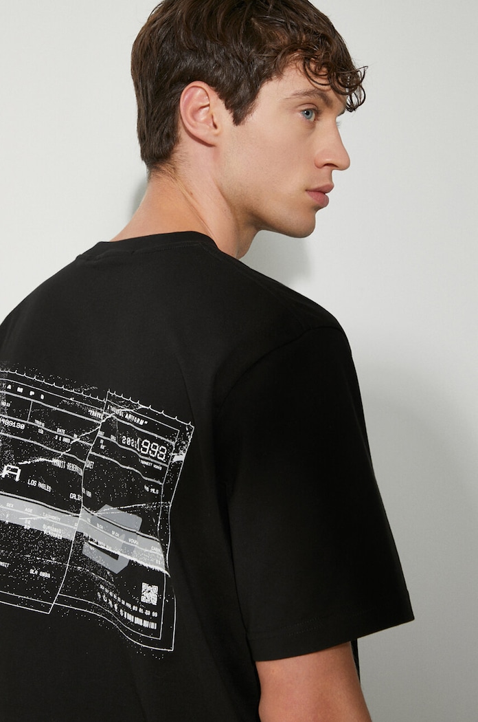 STAMPD cotton t-shirt SLA.M3229TE.BLK black
