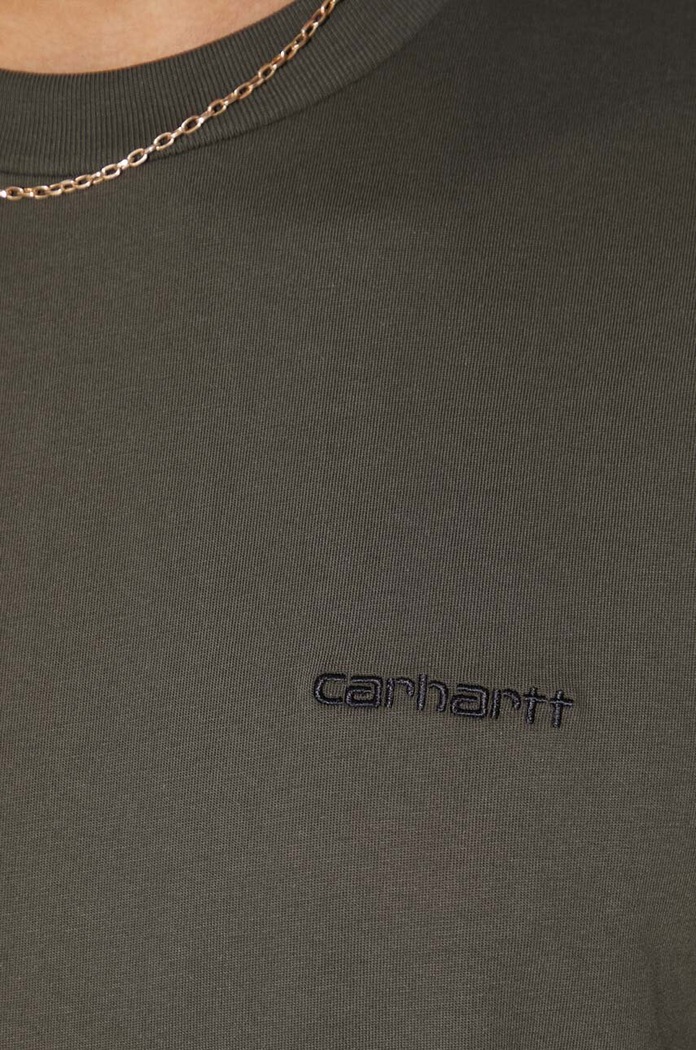 Carhartt WIP t-shirt bawełniany S/S Script Embroidery I030435.00PXX