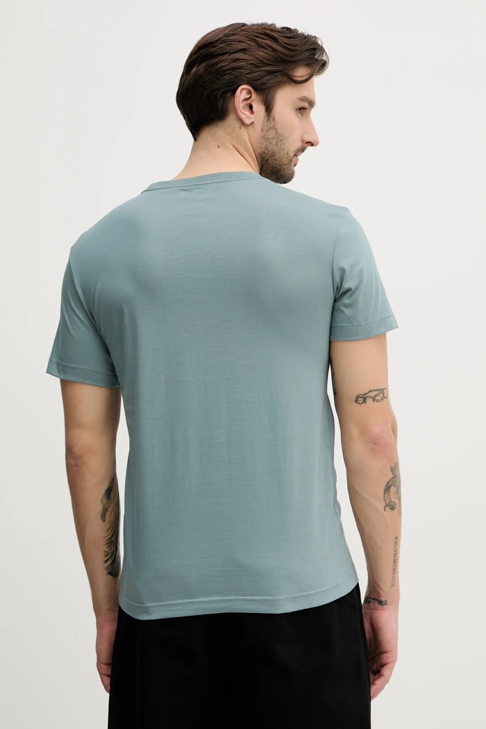 Bavlněné tričko Calvin Klein Jeans 2-pack zelená J30J320199