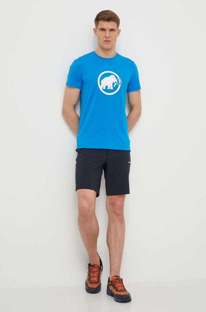 Mammut sportos póló Core 1017.05890 kék SS24