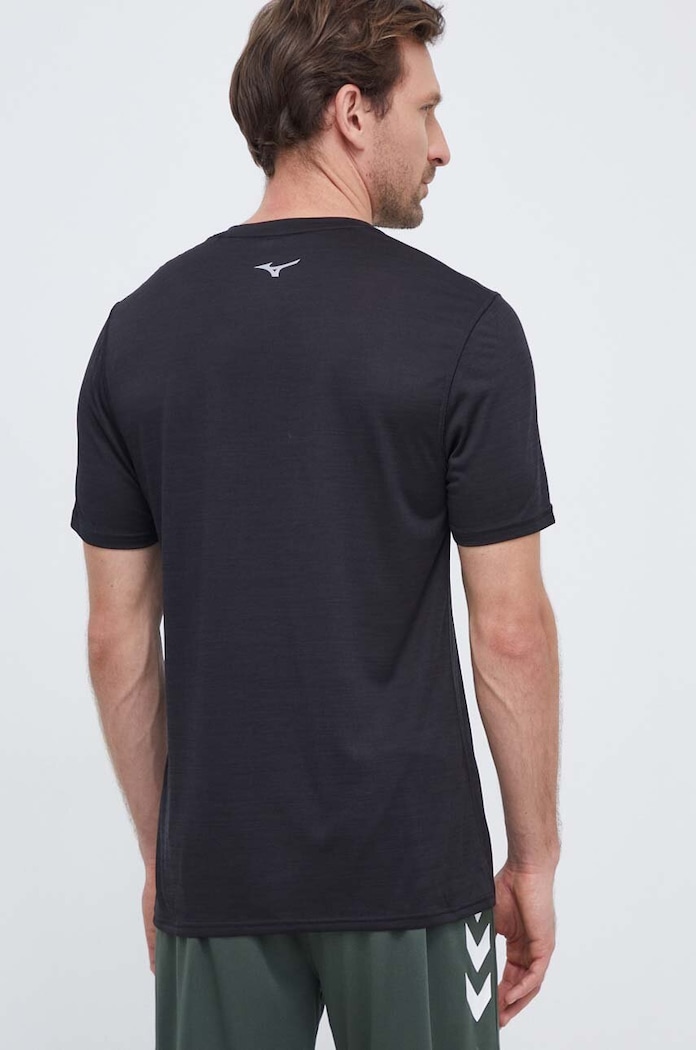 Odzież Mizuno t-shirt do biegania Impulse Core J2GAA519 czarny