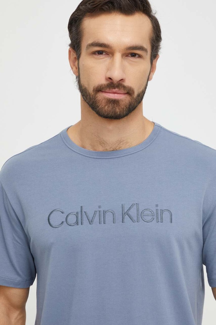 Tričko Calvin Klein Underwear modrá 000NM2501E