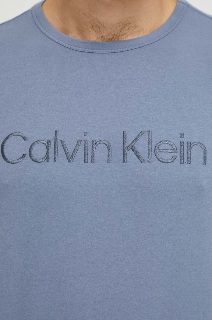 Tričko Calvin Klein Underwear 000NM2501E modrá