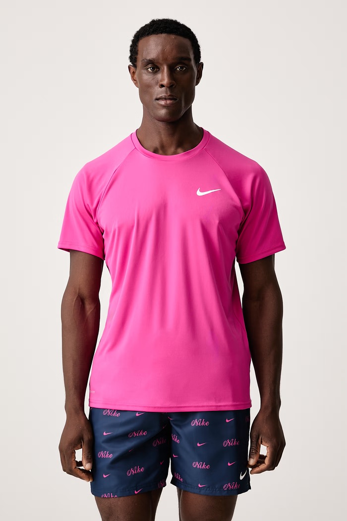 Nike T-shirt kąpielowy męski fioletowy NESSA586