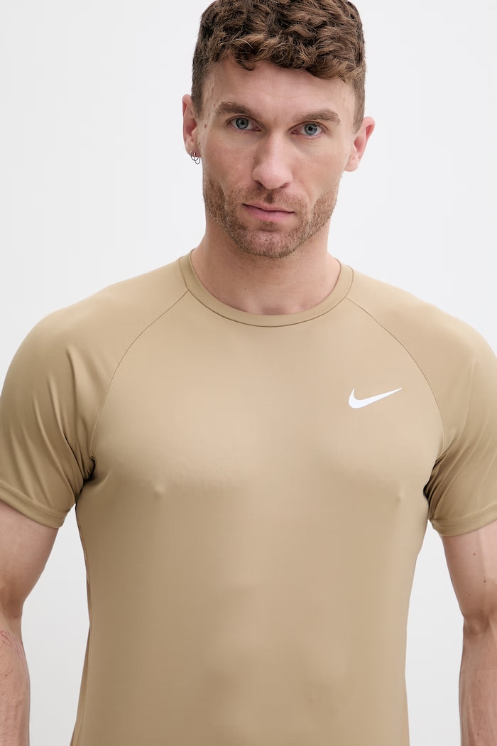 Oblačila Nike kopalna majica moška NESSA586 zelena