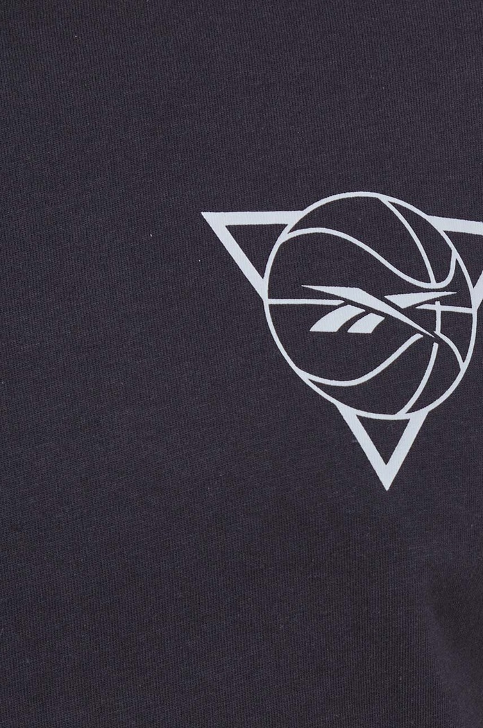 Bavlněné tričko Reebok Classic Basketball 100068516 černá