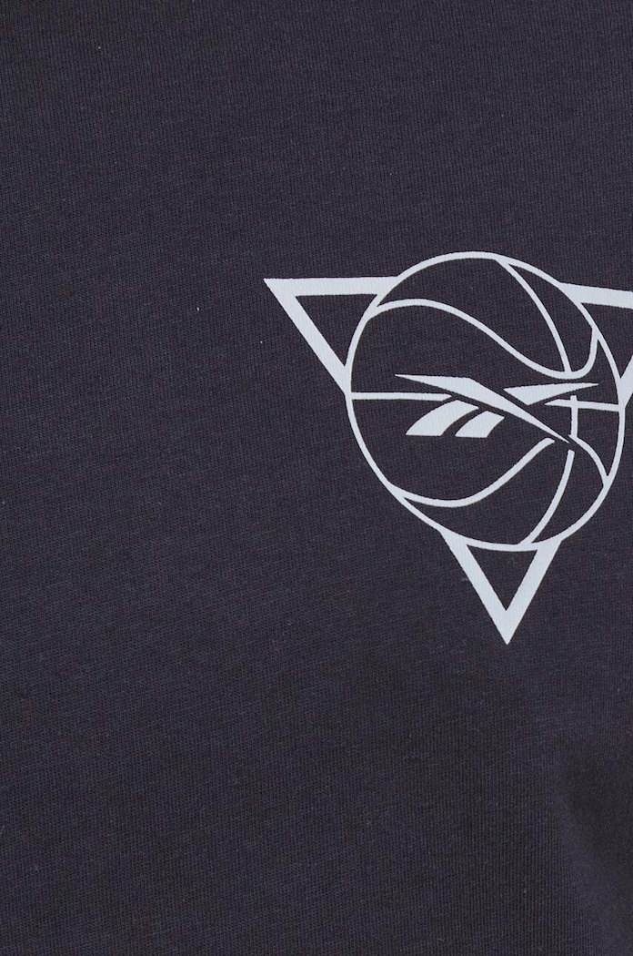 Bavlněné tričko Reebok Classic Basketball 100068516 černá