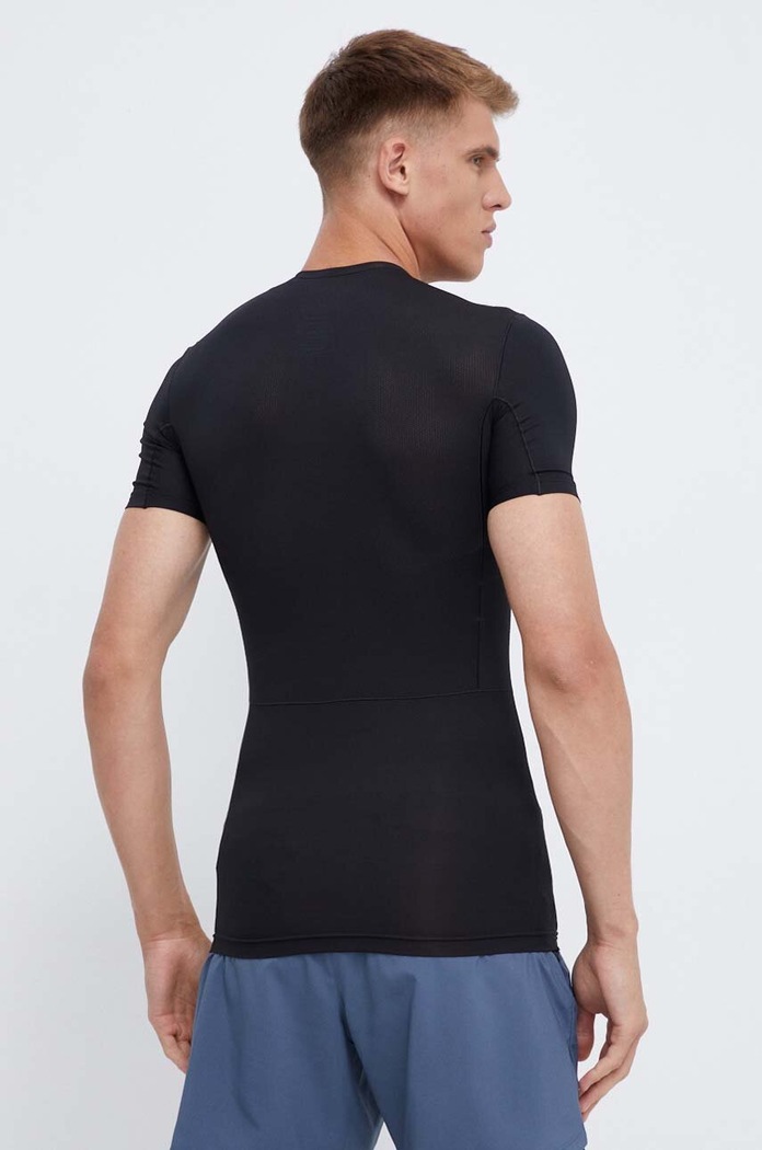 Odzież Reebok t-shirt treningowy Compression 100070386 czarny