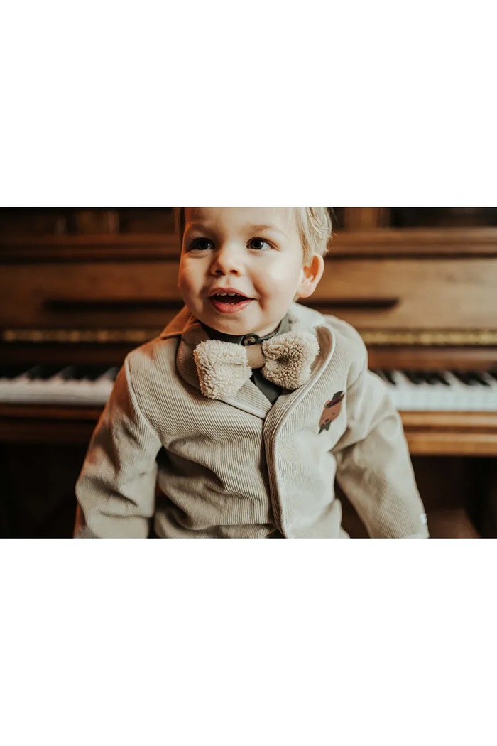 Dětský motýlek Donsje Furro Bow Tie béžová 6027000