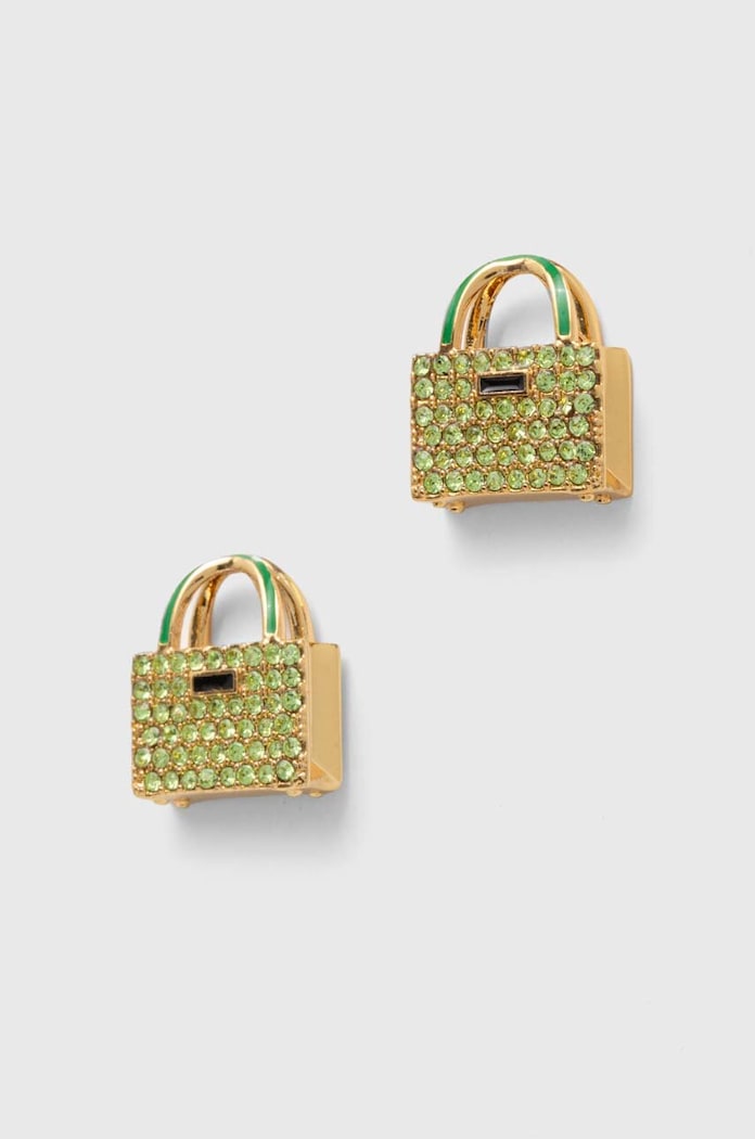 Náušnice Kate Spade zelená KH596