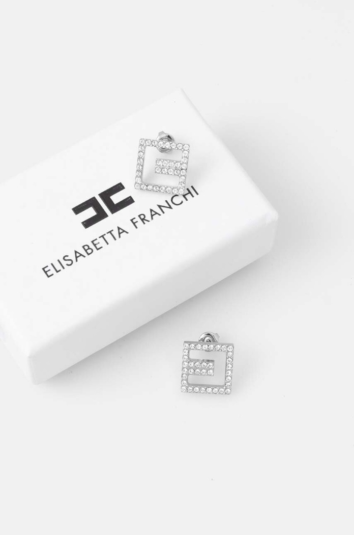 Accesorii Elisabetta Franchi Cercei OR25B46E2 argintiu