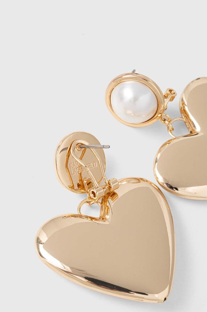 Σκουλαρίκια Karl Lagerfeld 245W3951 χρυσαφί AW24