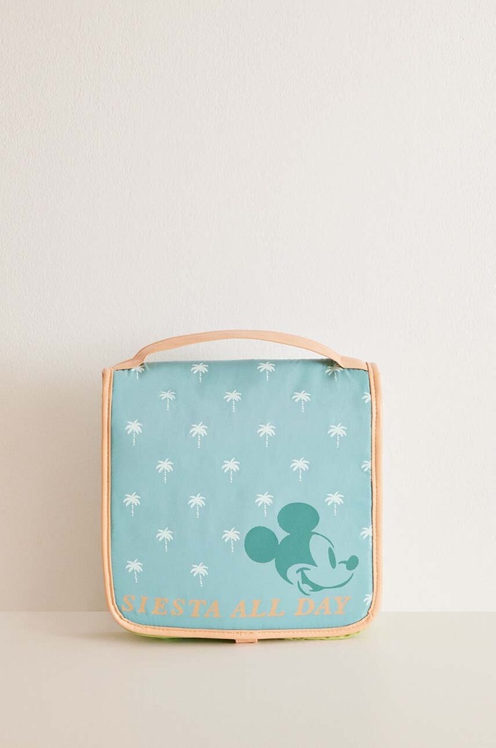 Kozmetická taška women'secret Mickey 4847892 zelená AW24
