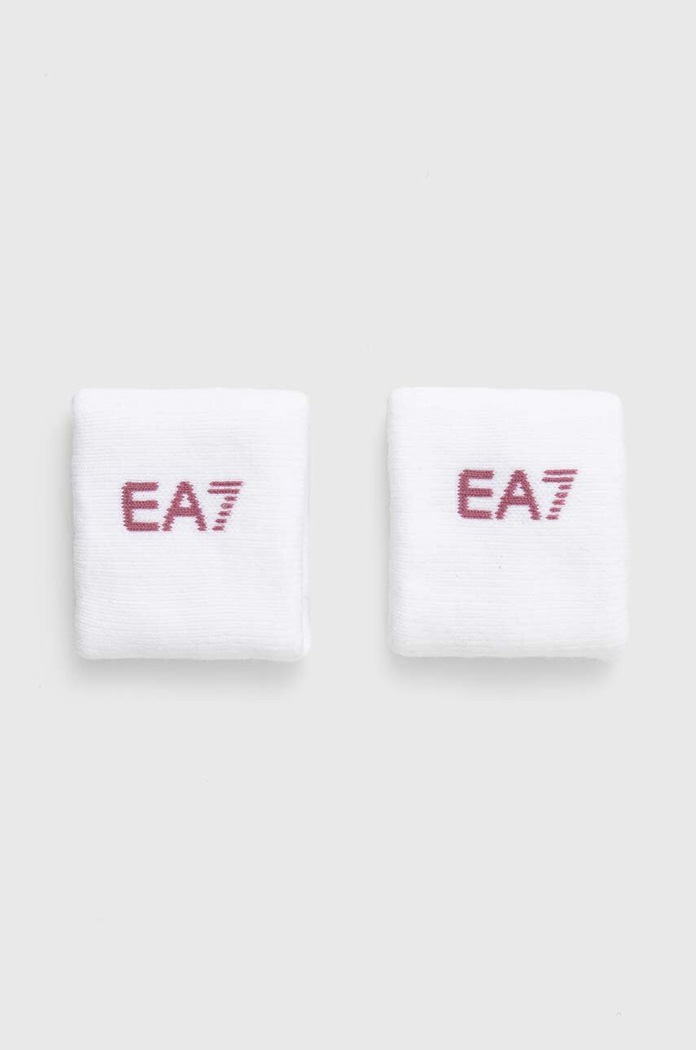 Trake za zglobove EA7 Emporio Armani 2-pack timski sportovi bijela CC999.285660.20411