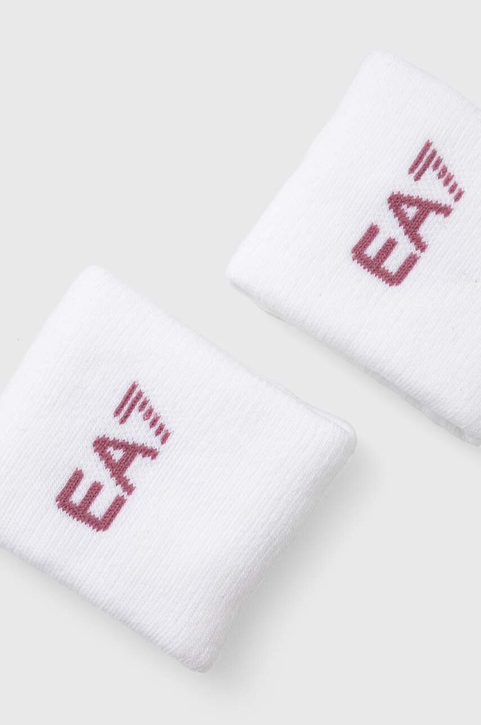 Trake za zglobove EA7 Emporio Armani 2-pack CC999.285660.20411 bijela AW24