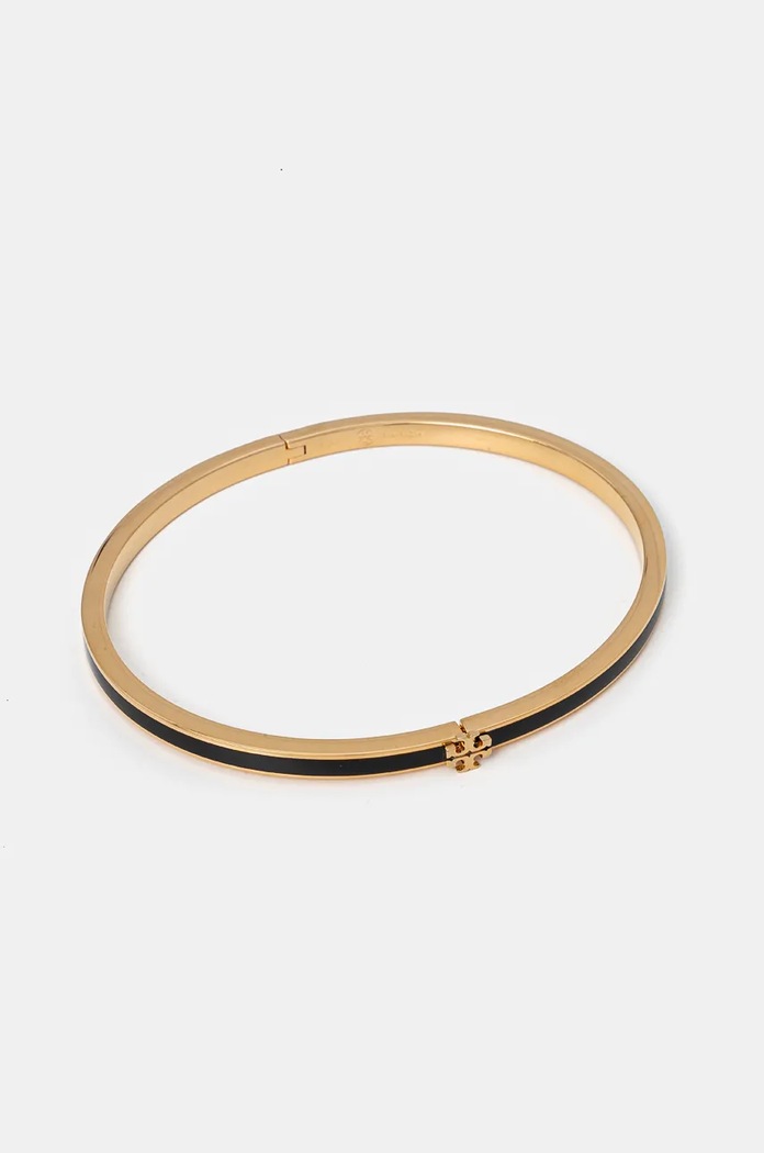 Tory Burch bransoletka Thin Kira Enamel czarny 152856.720