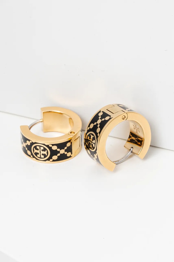 Tory Burch cercei Small T Monogram 157223.720 aur AW24