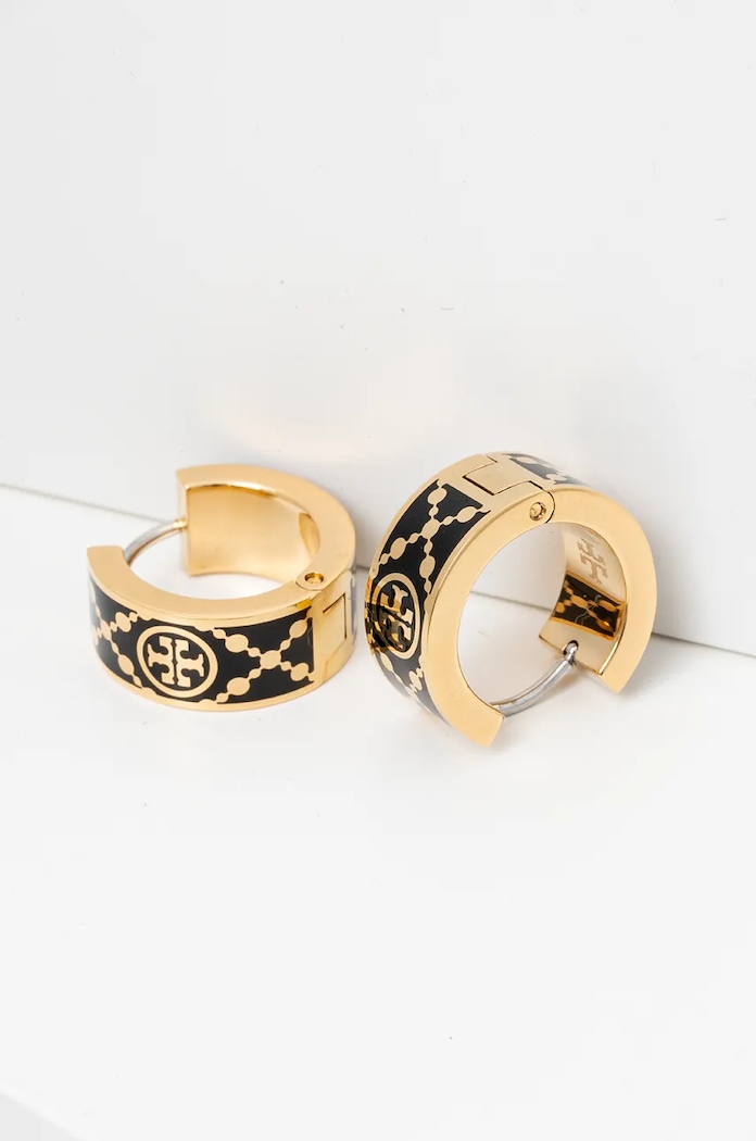 Tory Burch cercei Small T Monogram 157223.720 aur AW24