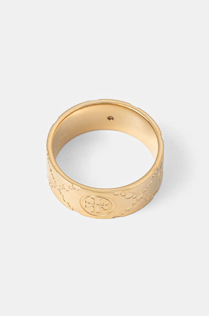 Tory Burch pierścionek T Monogram 159311.720 złoty AW24