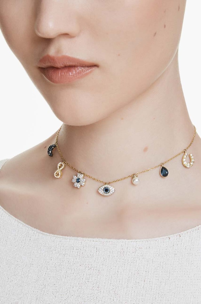 Swarovski Naszyjnik SYMBOLICA 5692164 złoty AA00