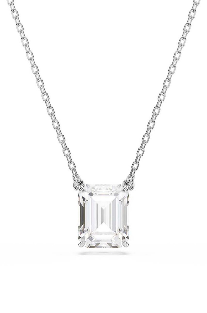 Swarovski colier STILLA Cristal Swarovski argintiu 5693405