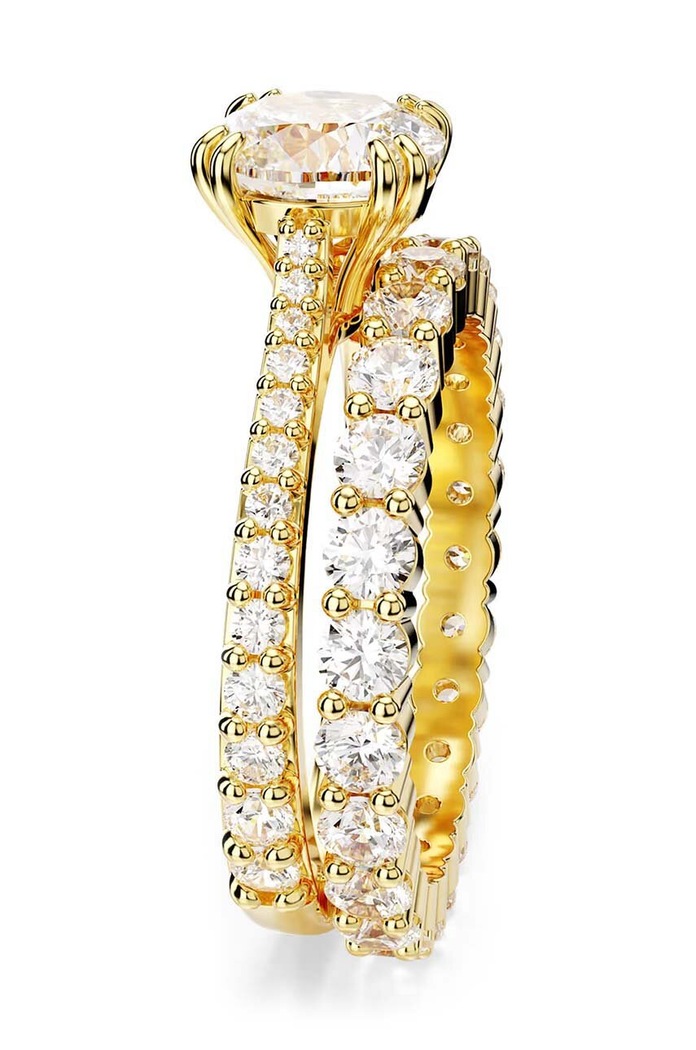 Prstýnek Swarovski STILLA 5693510 zlatá AA00