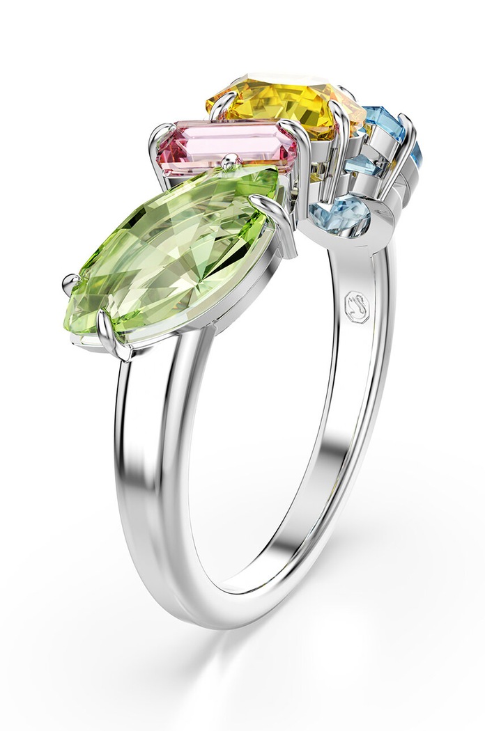 Swarovski Prstýnek Swarovski GEMA 5708942 stříbrná AW25