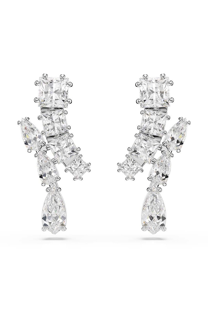 Náušnice Swarovski MATRIX krystal Swarovski stříbrná 5700418