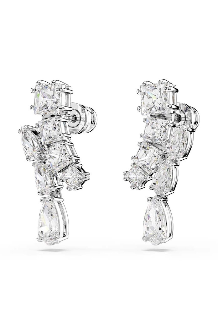 Doplňky Náušnice Swarovski MATRIX 5700418 stříbrná