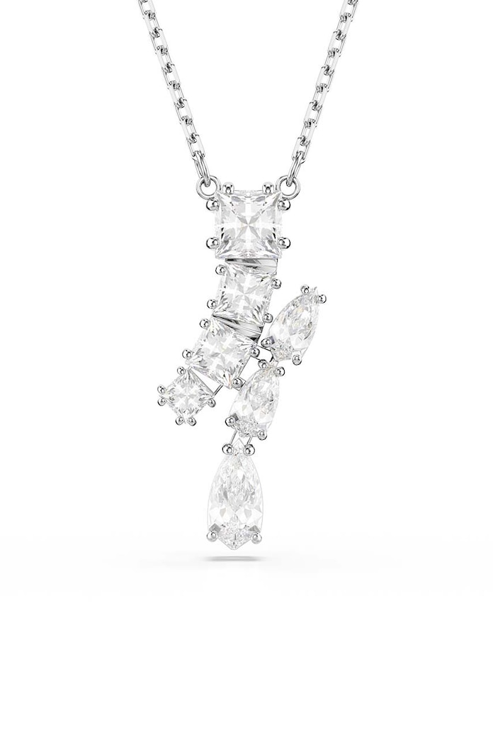 Swarovski colier MATRIX Cristal Swarovski argintiu 5700420