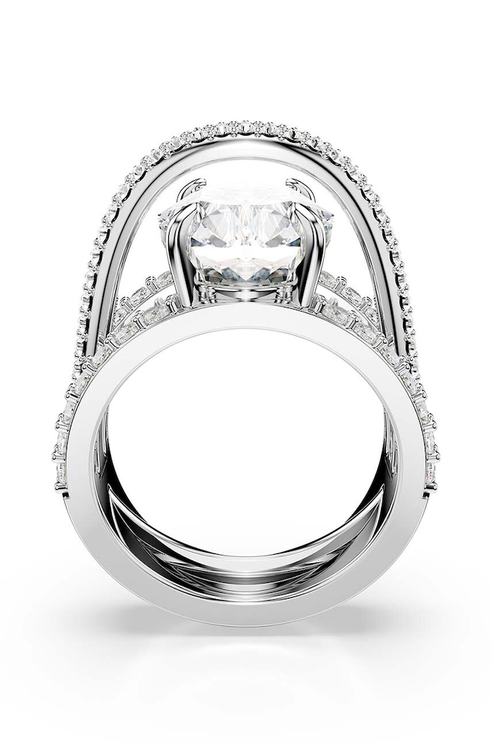 Prsteň Swarovski HYPERBOLA strieborná 5698476