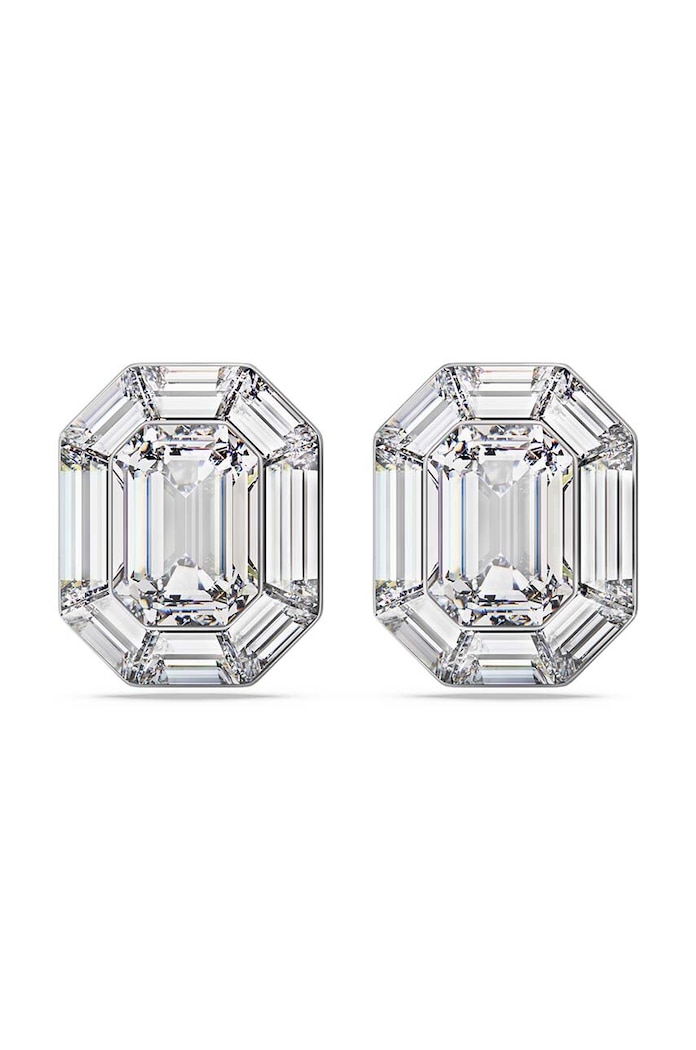 Swarovski clip on LUCENT Cristal Swarovski argintiu 5698525