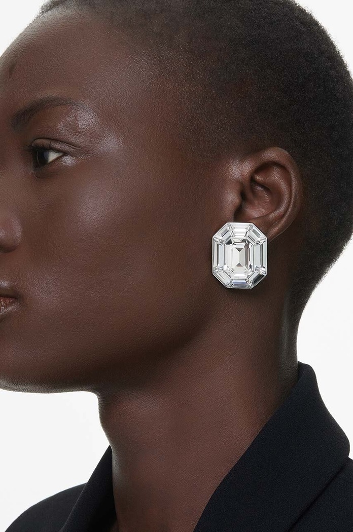 Swarovski clip on LUCENT 5698525 argintiu