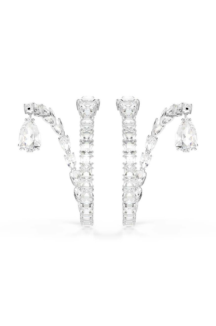 Swarovski cercei MATRIX Cristal Swarovski argintiu 5692524
