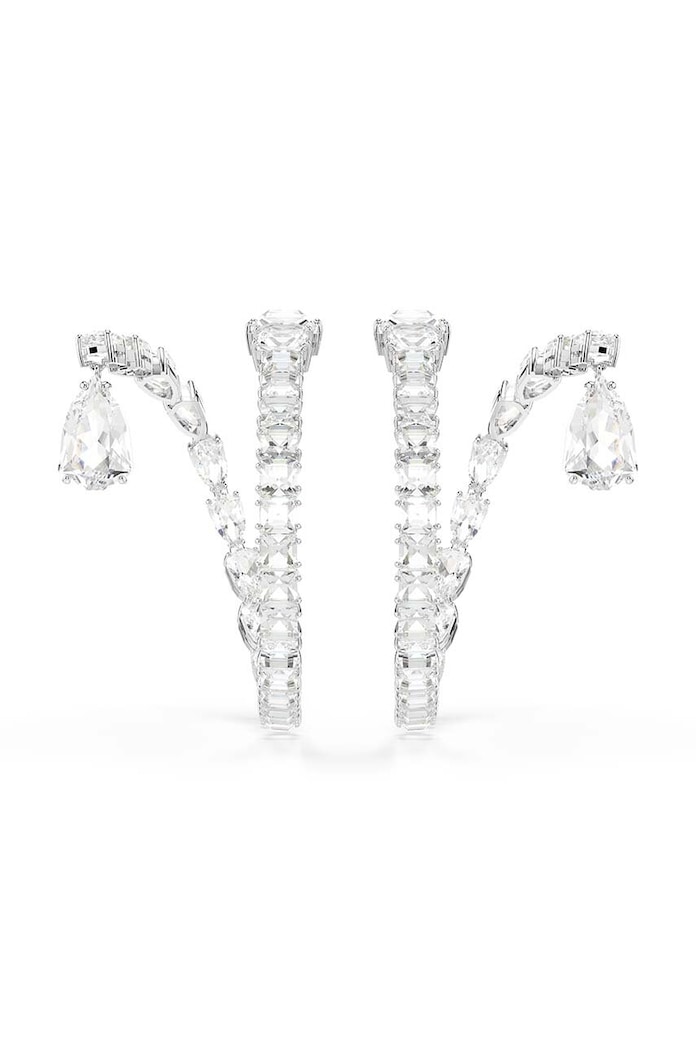 Swarovski cercei MATRIX Cristal Swarovski argintiu 5692524