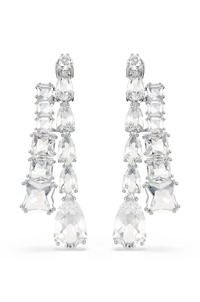 Swarovski cercei MATRIX Cristal Swarovski argintiu 5692515