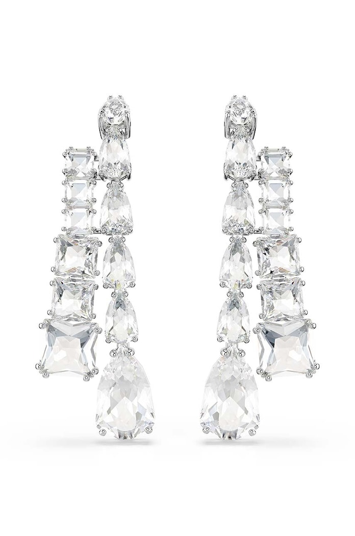 Swarovski cercei MATRIX Cristal Swarovski argintiu 5692515