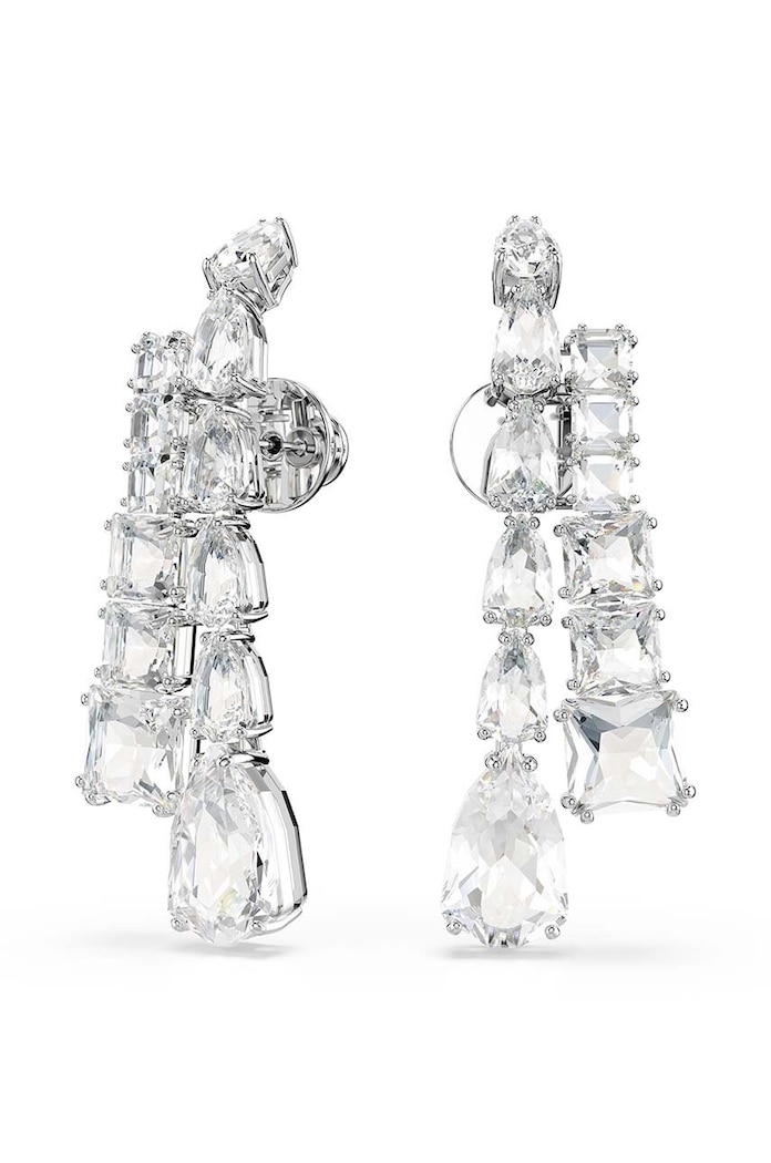 Swarovski cercei MATRIX 5692515 argintiu AW24